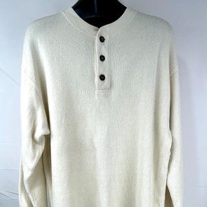 Men's 100 Cotton Pullover Sweater Claybrooke Outdoors NEW Size L Large Shirt